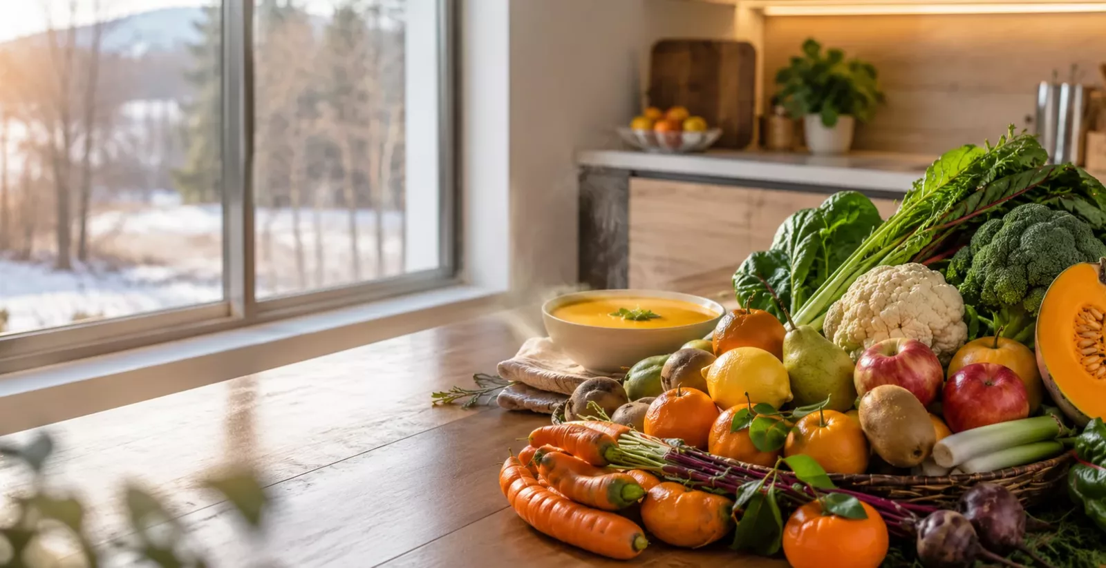 Frutas y verduras de invierno que ayudan a fortalecer las defensas